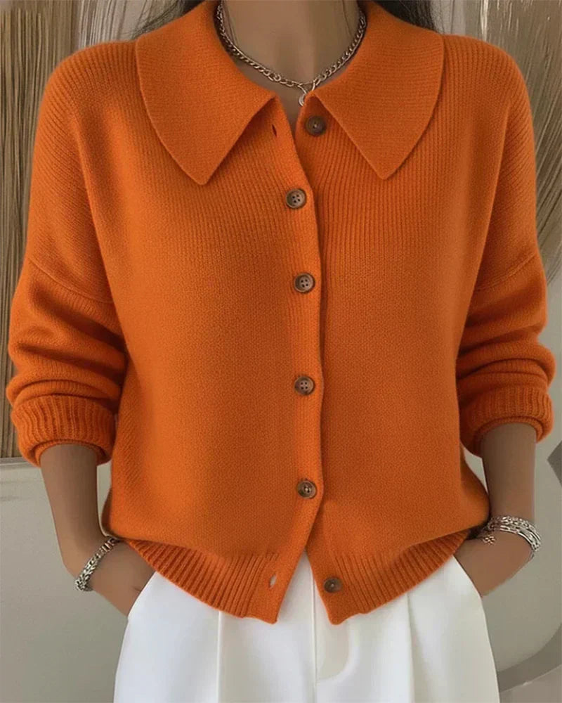 Sienna | Button Collar Cardigan