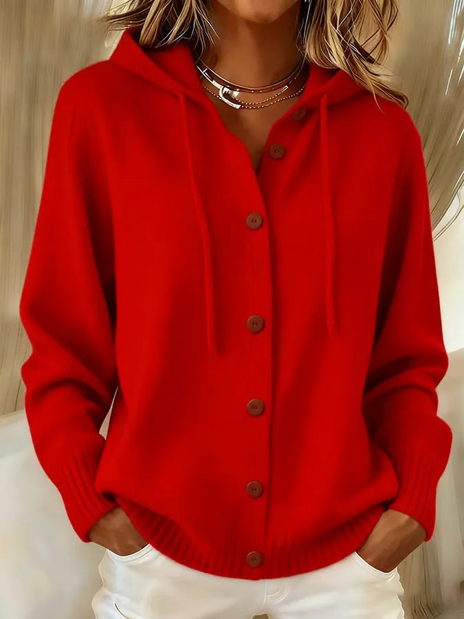 Melanie | Cozy Button Cardigan