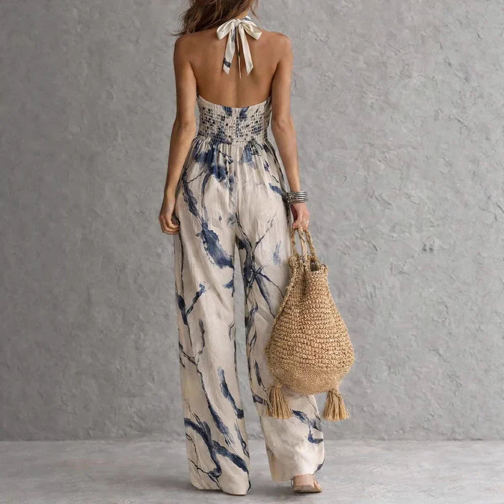 Paulina | Elegant Jumpsuit with Halter Neck and Open Back