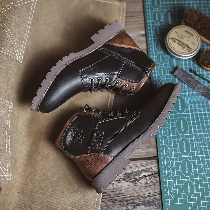 BRITISH-STYLE LEATHER BOOTS | CLASSIC ELEGANCE WITH EVERYDAY COMFORT