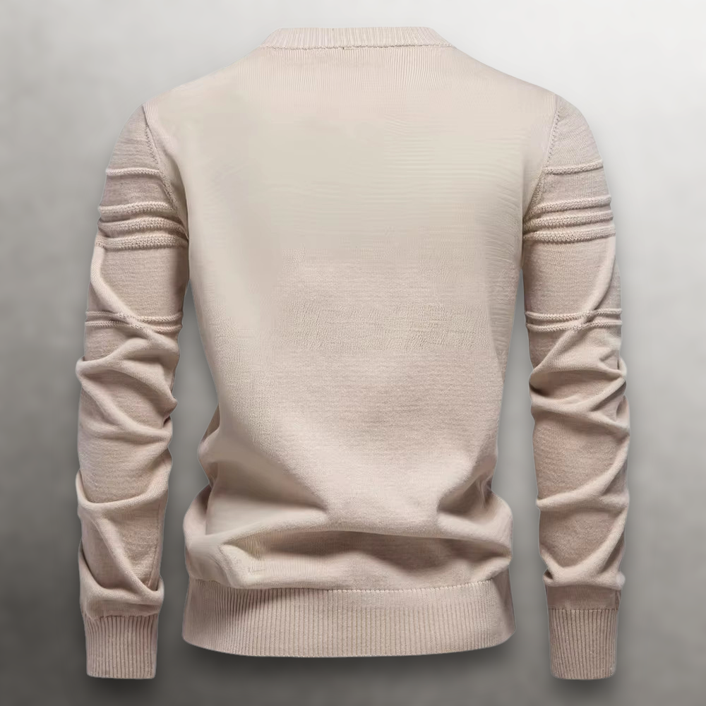 JAMIE KNIT JUMPER | CLASSIC GRID DETAIL