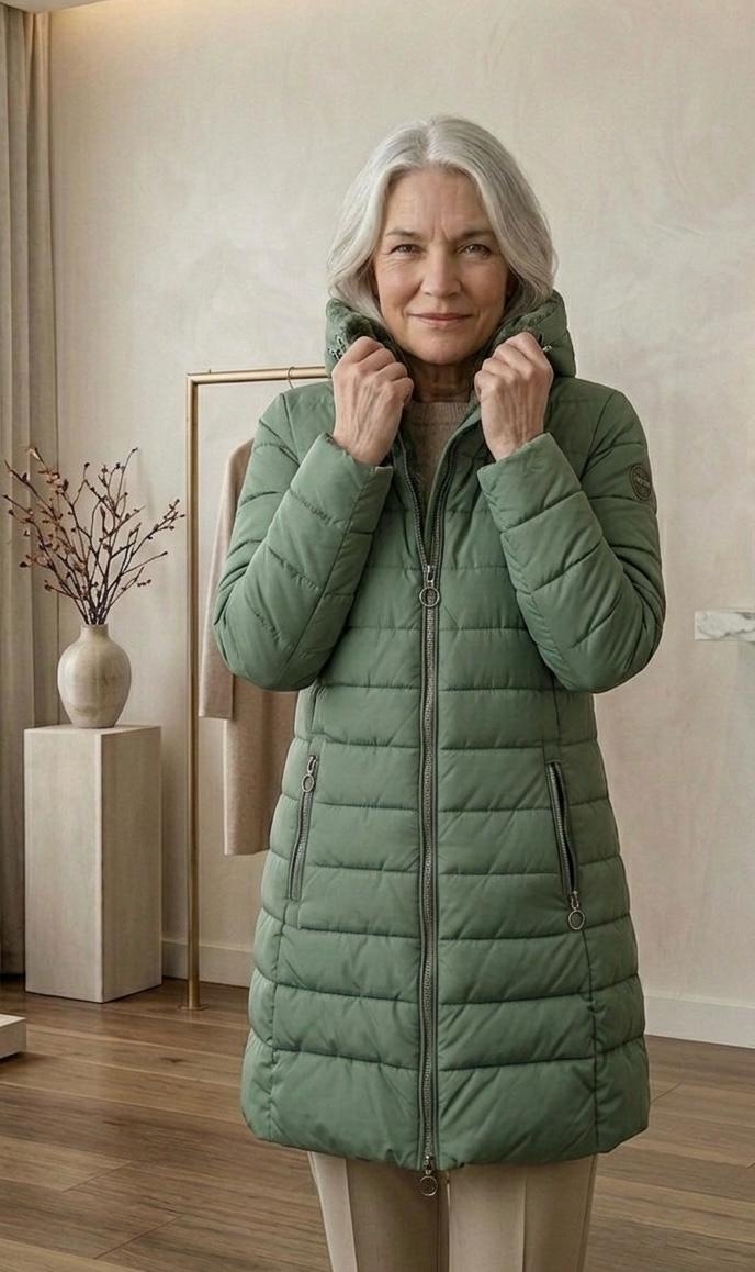Olivia™ | Quilted A-Line Winter Coat