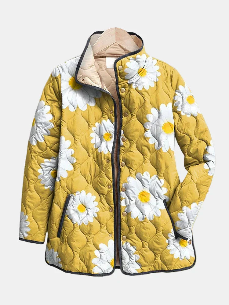 SOFIA | Vintage Charming Floral Quilted Jacket