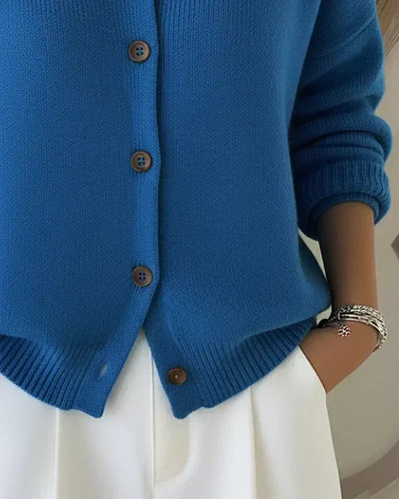 Sienna | Button Collar Cardigan