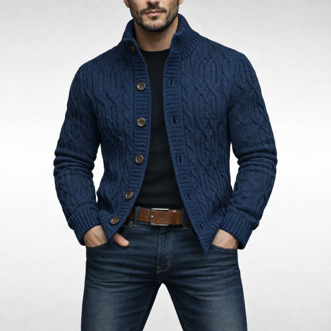 CAMDEN CABLE CARDIGAN | CLASSIC COMFORT, MODERN FEEL