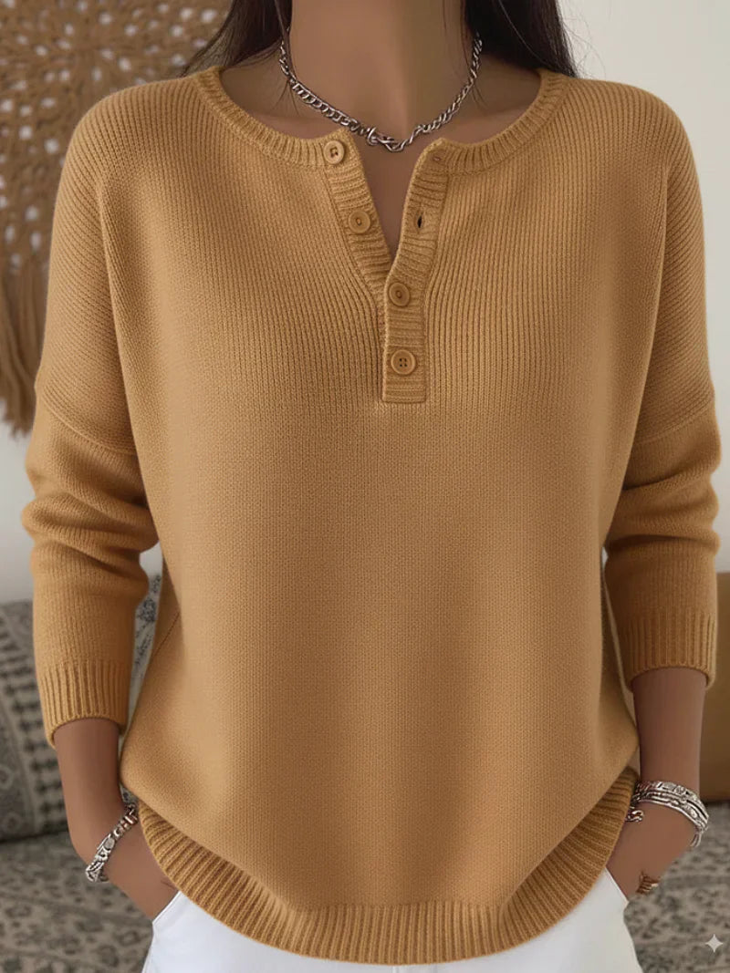 Mira | Button-Up Knit Sweater
