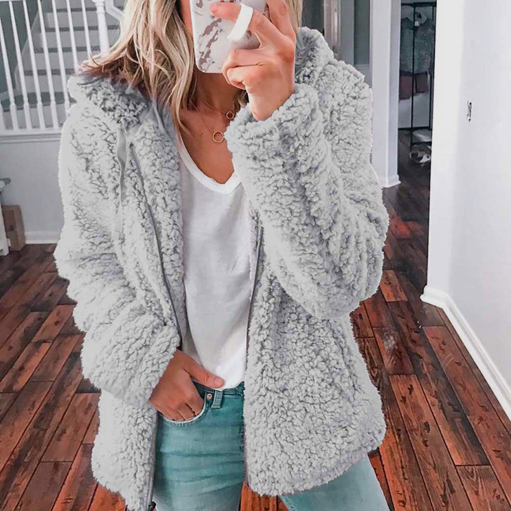 Raina™ | The Everyday Hooded Sherpa Coat