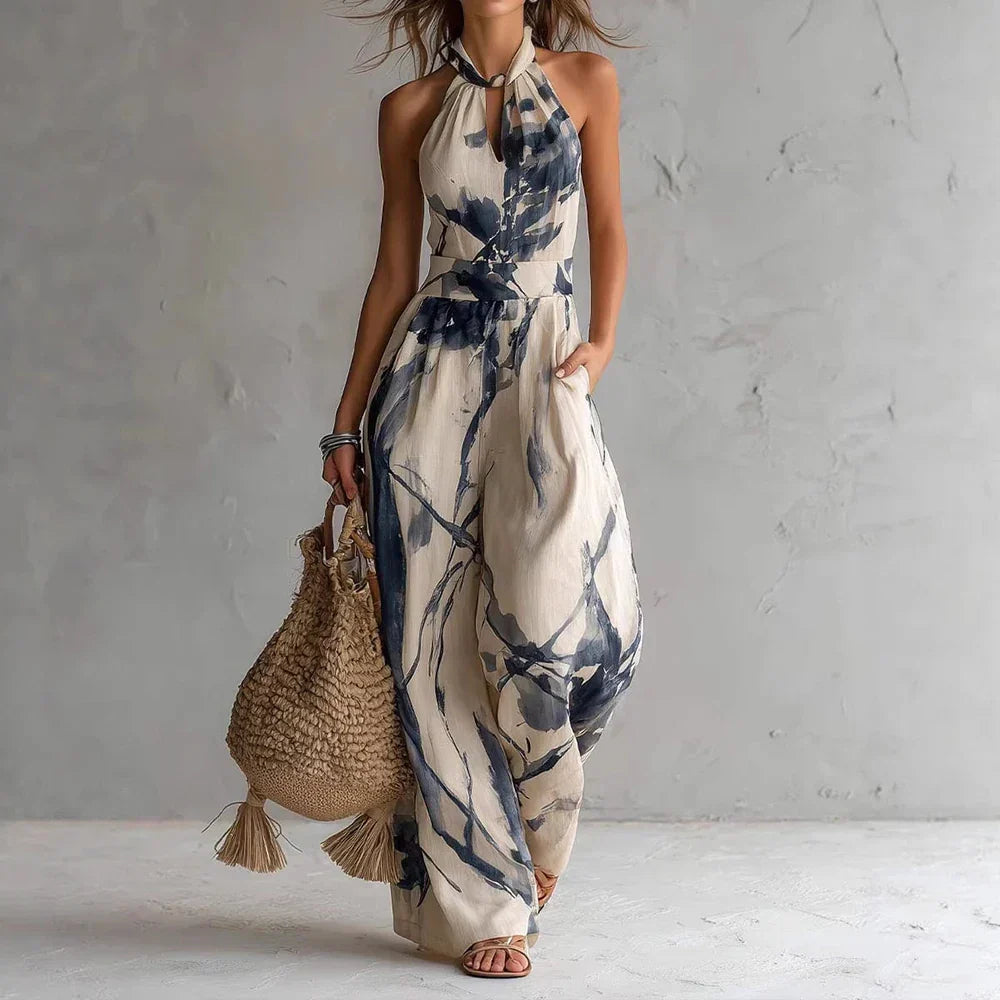Paulina | Elegant Jumpsuit with Halter Neck and Open Back