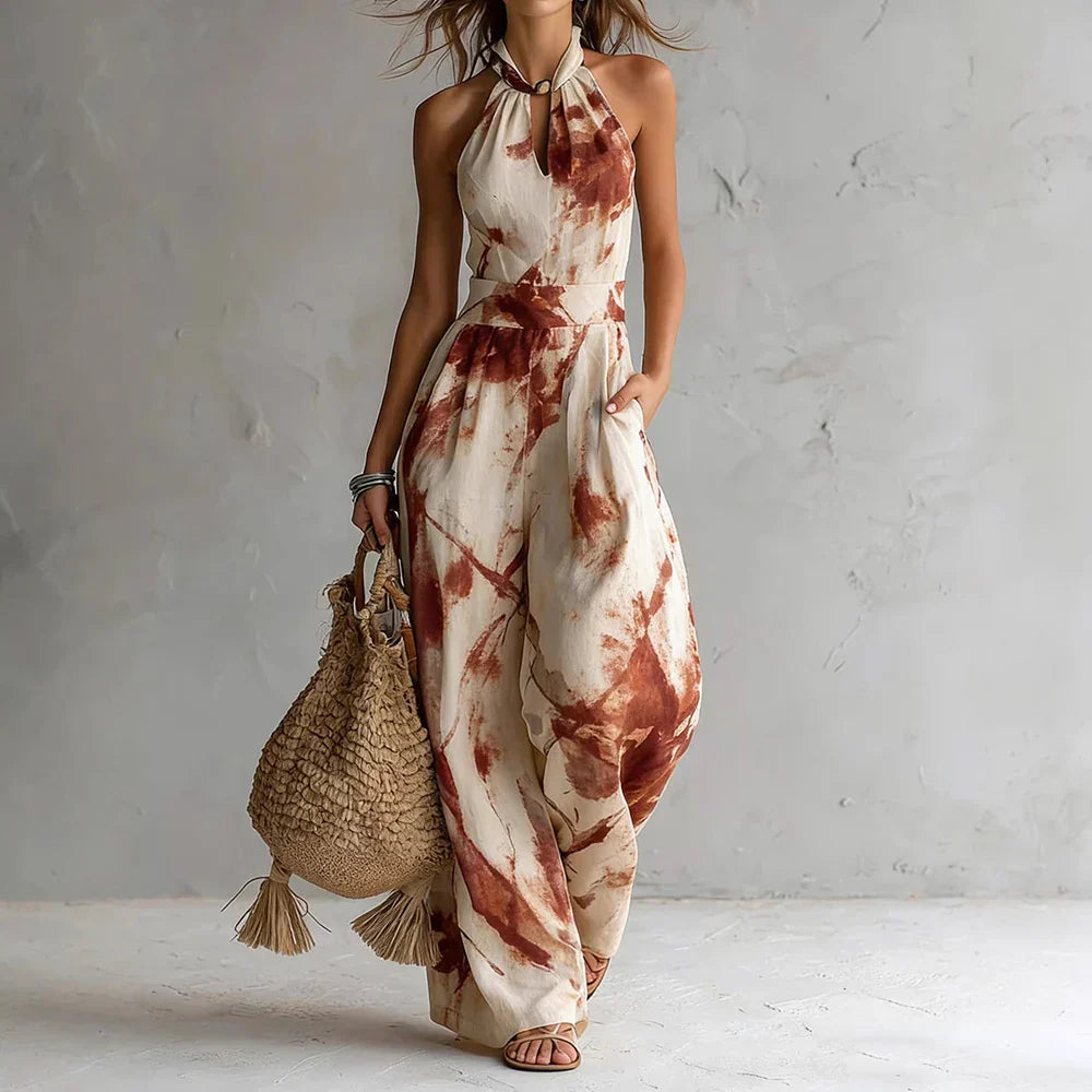 Paulina | Elegant Jumpsuit with Halter Neck and Open Back