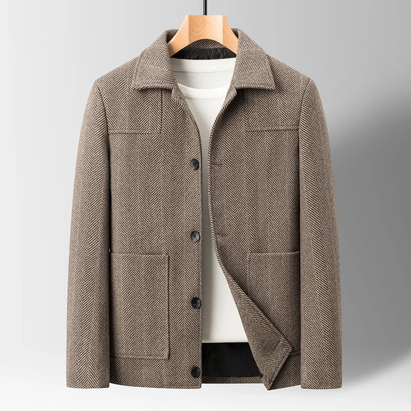 OSWALD CLASSIC HERRINGBONE JACKET | REFINED EVERYDAY STRUCTURE