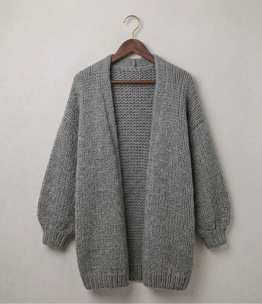 The Oversized Cardie™ | Relaxed Knit Cardigan