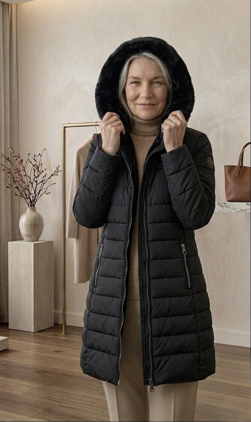 Olivia™ | Quilted A-Line Winter Coat