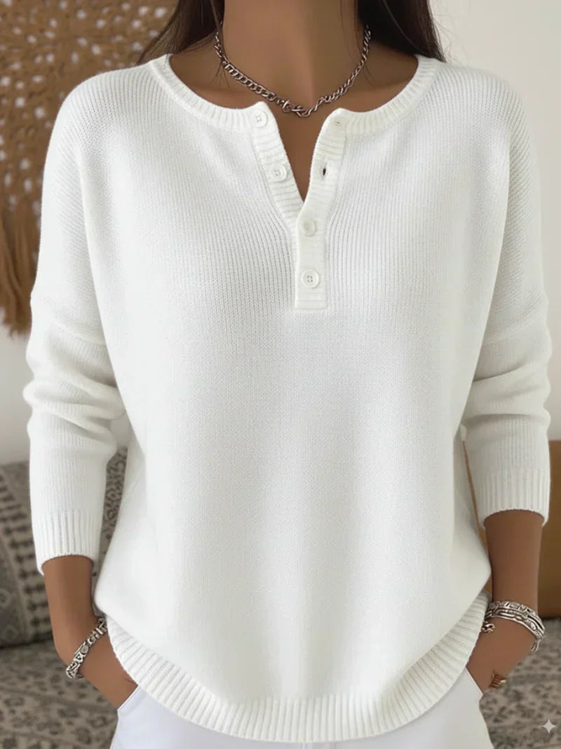 Mira | Button-Up Knit Sweater