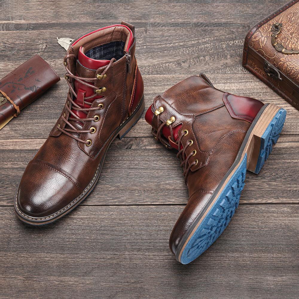 CLASSIC LEATHER OXFORD BOOTS | TIMELESS ELEGANCE WITH MODERN COMFORT