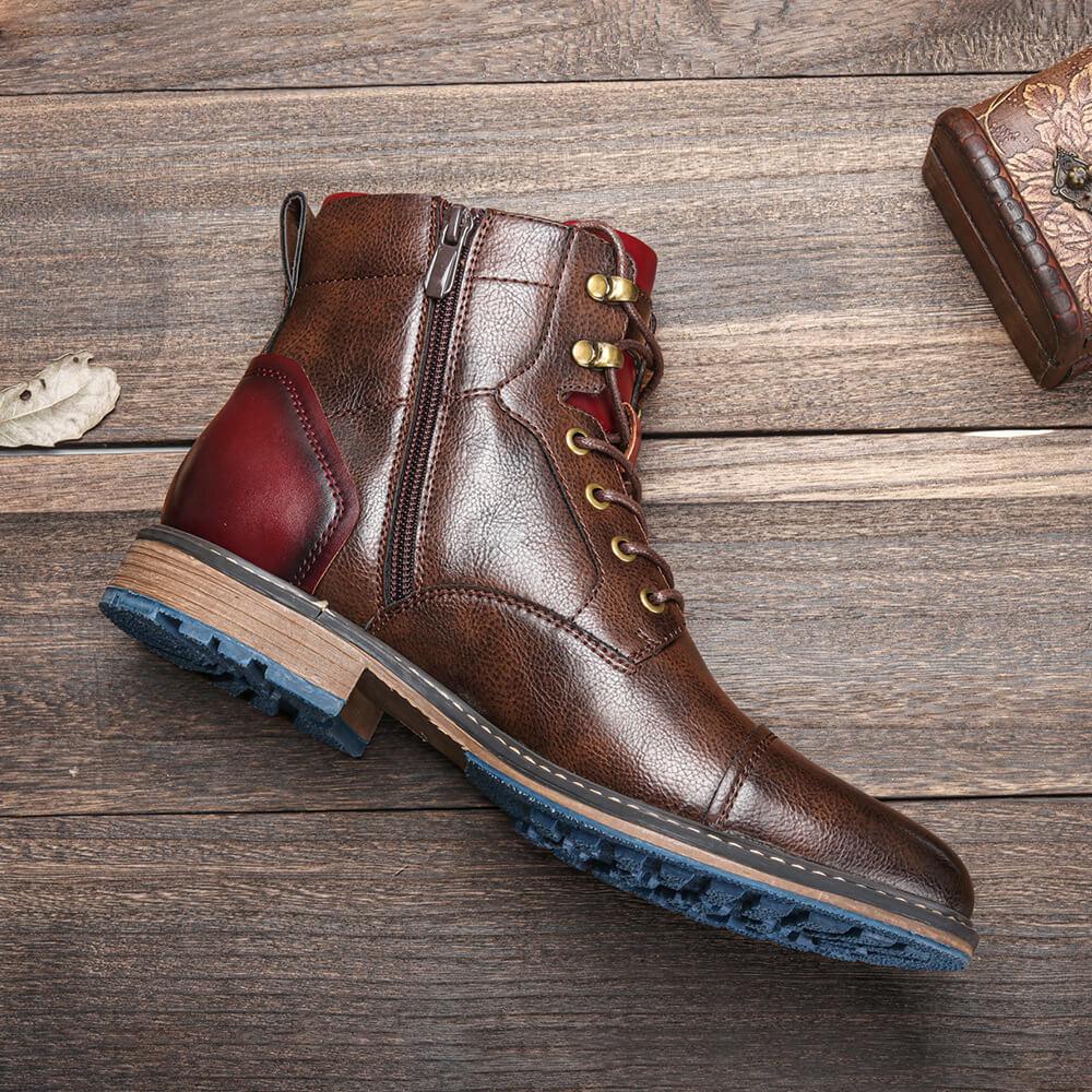 CLASSIC LEATHER OXFORD BOOTS | TIMELESS ELEGANCE WITH MODERN COMFORT
