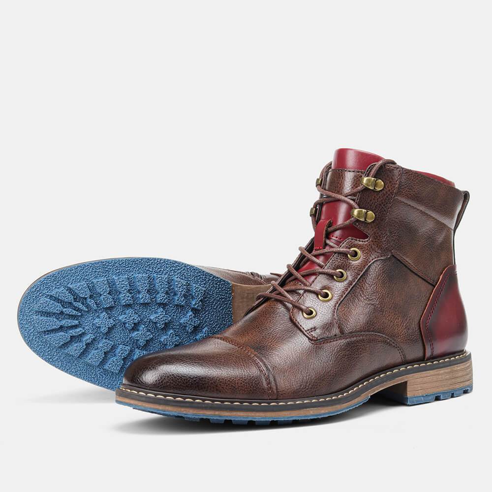 CLASSIC LEATHER OXFORD BOOTS | TIMELESS ELEGANCE WITH MODERN COMFORT